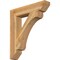 Ekena Millwork Legacy Slat Rough Sawn Bracket, Western Red Cedar, 6"W x 32"D x 36"H BKT06X32X36LEC06RWR - alternate 1